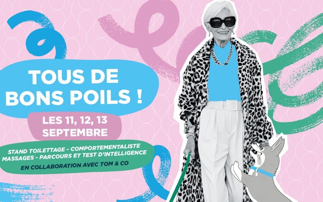 🐾 Tous de Bons Poils : 3 jours dédiés à vos animaux à Mon Beau Buchelay !